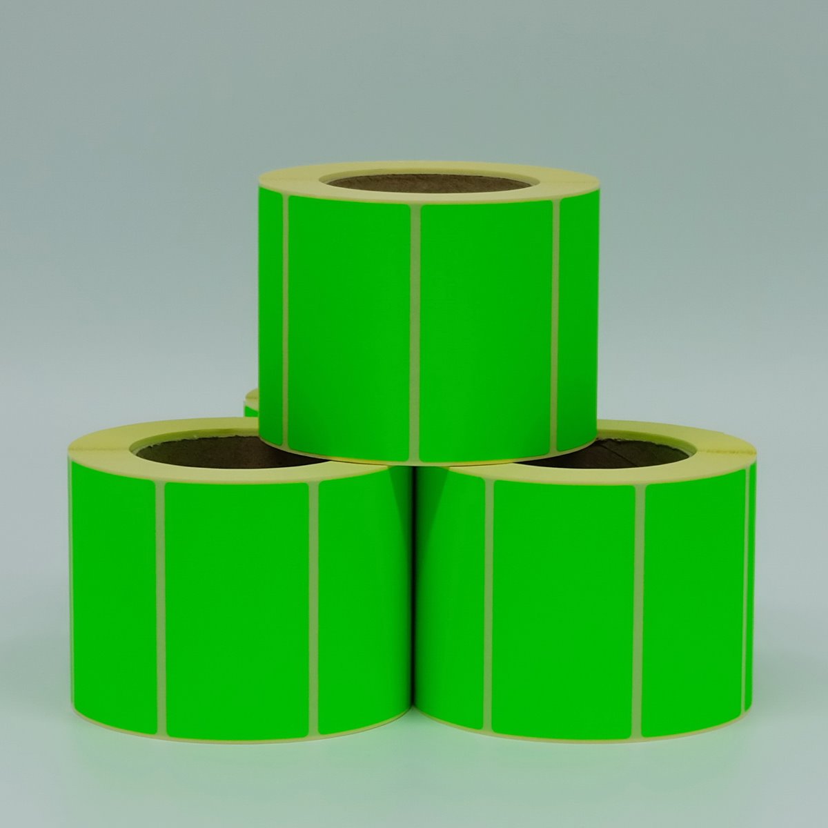Etiketa 91×51 mm flouro zelene perforirane